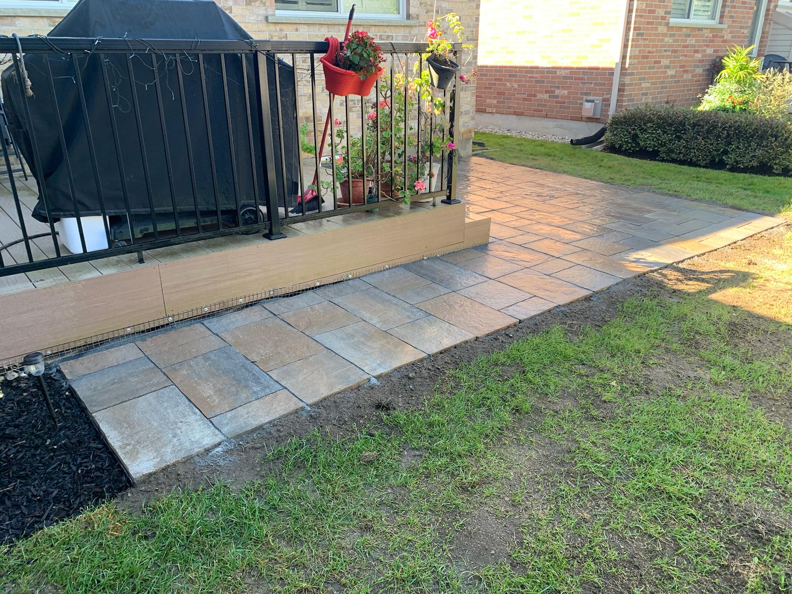 The Great Canadian Landscape crew at work on a London property