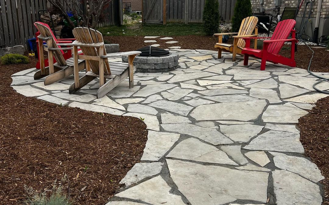 Paver walkway and front entrance in London, Ontario
