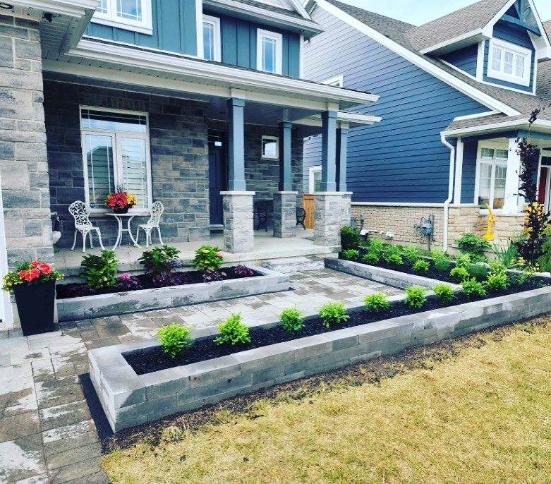 Custom patio built by Great Canadian Landscape in London, Ontario