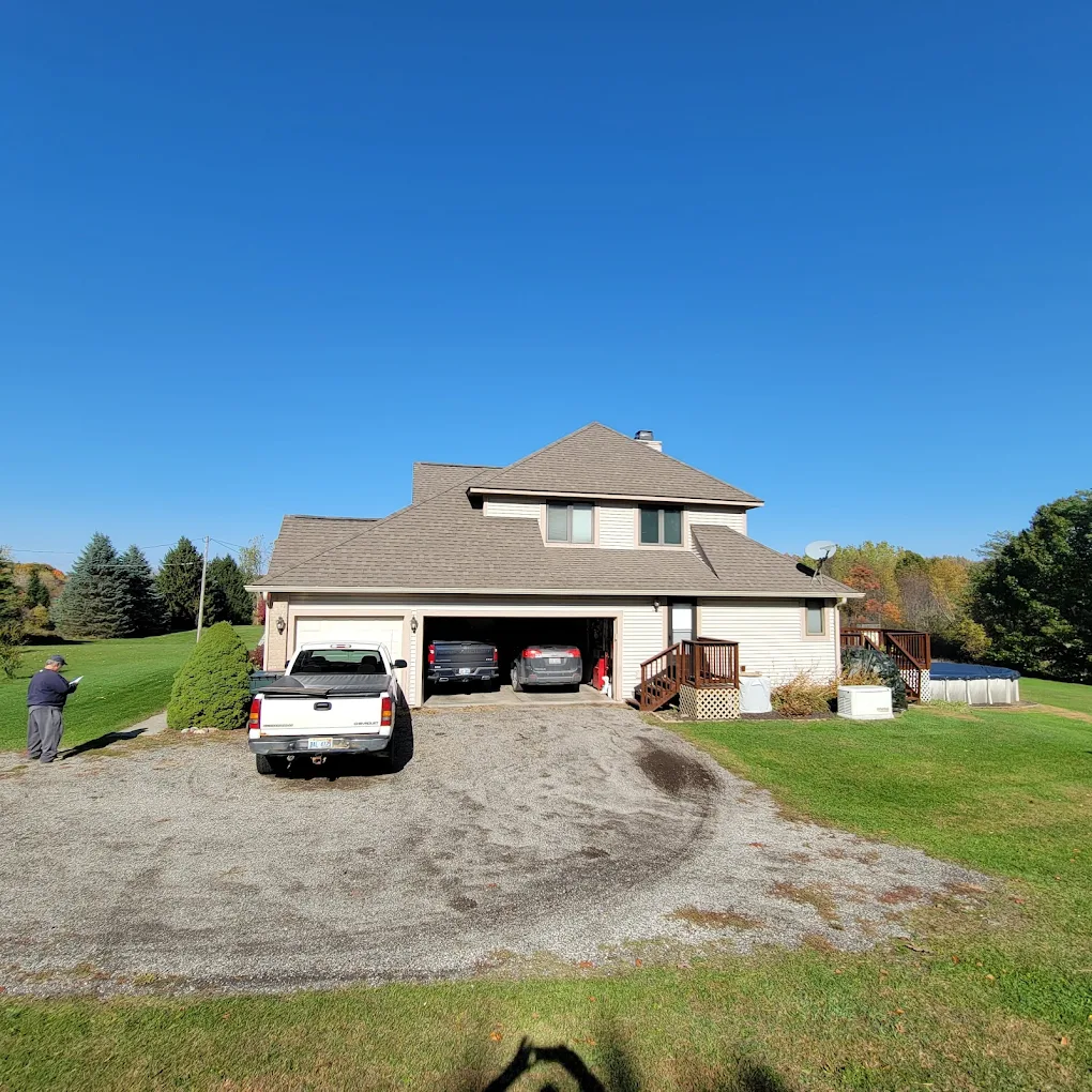 A house with a nice new roof