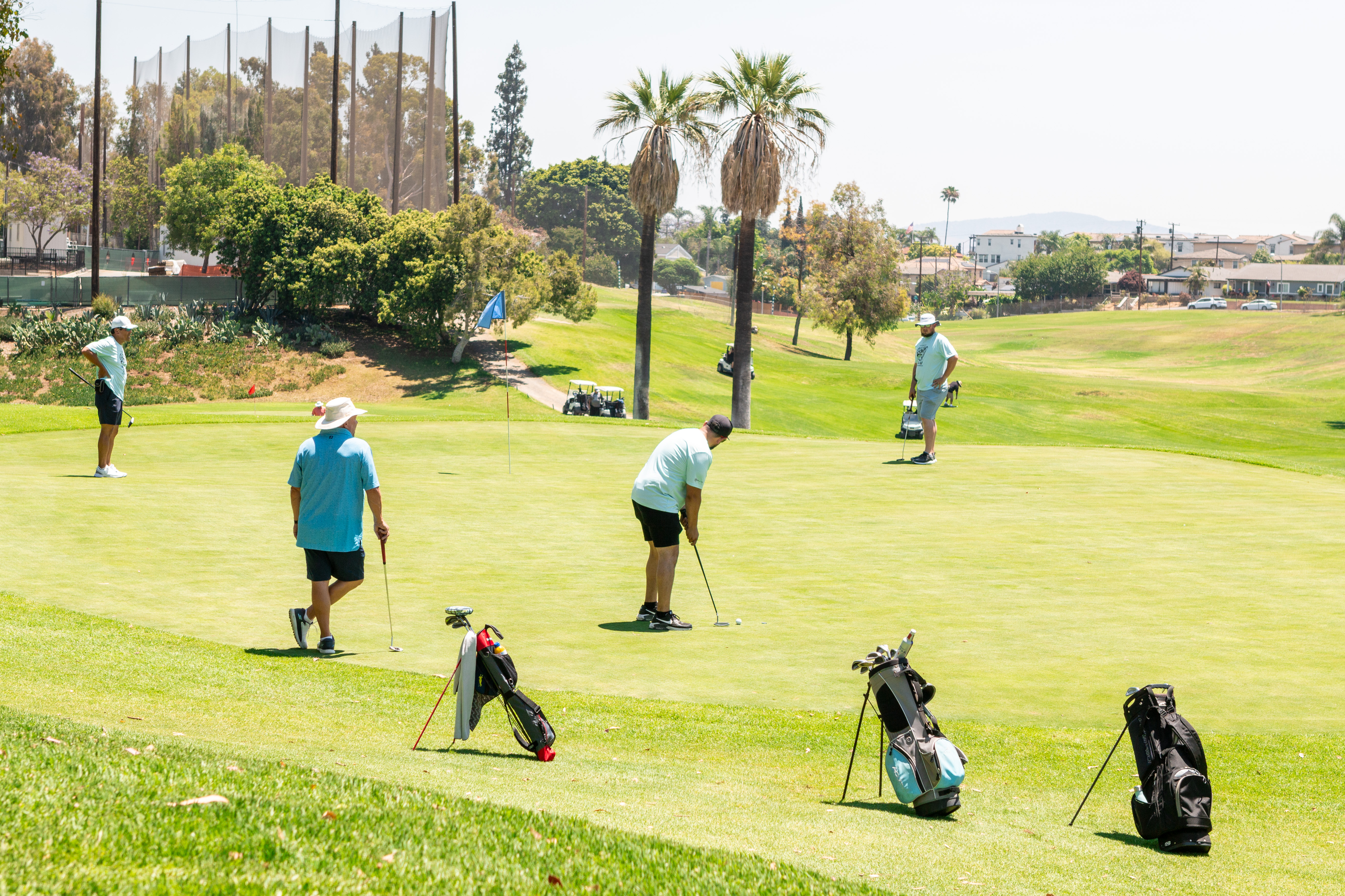 Play under way on the course