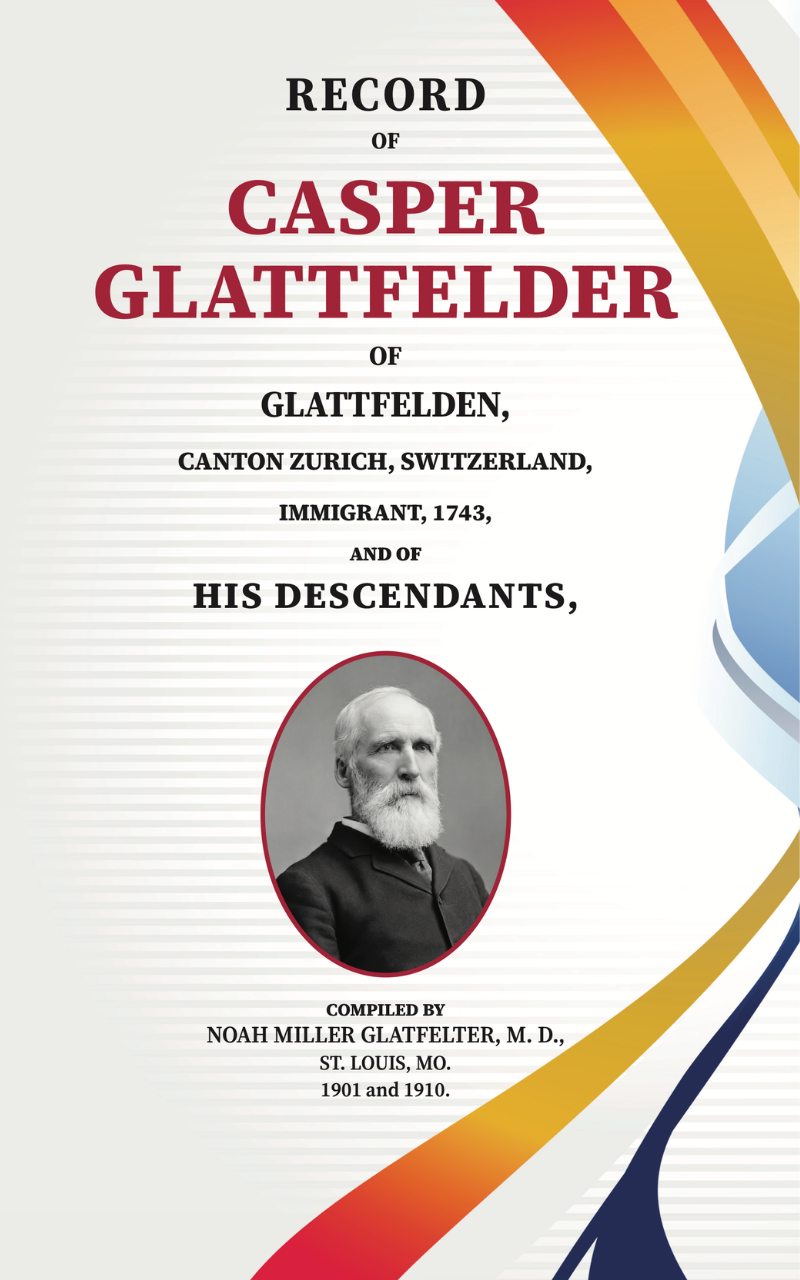 Cover of the 2026 reprint of the Record of Casper Glattfelder