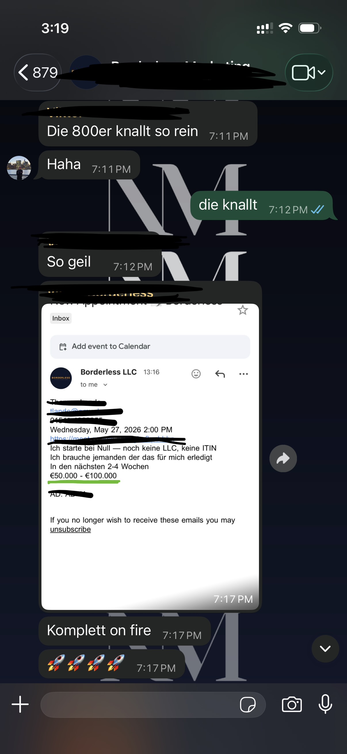Client testimonial