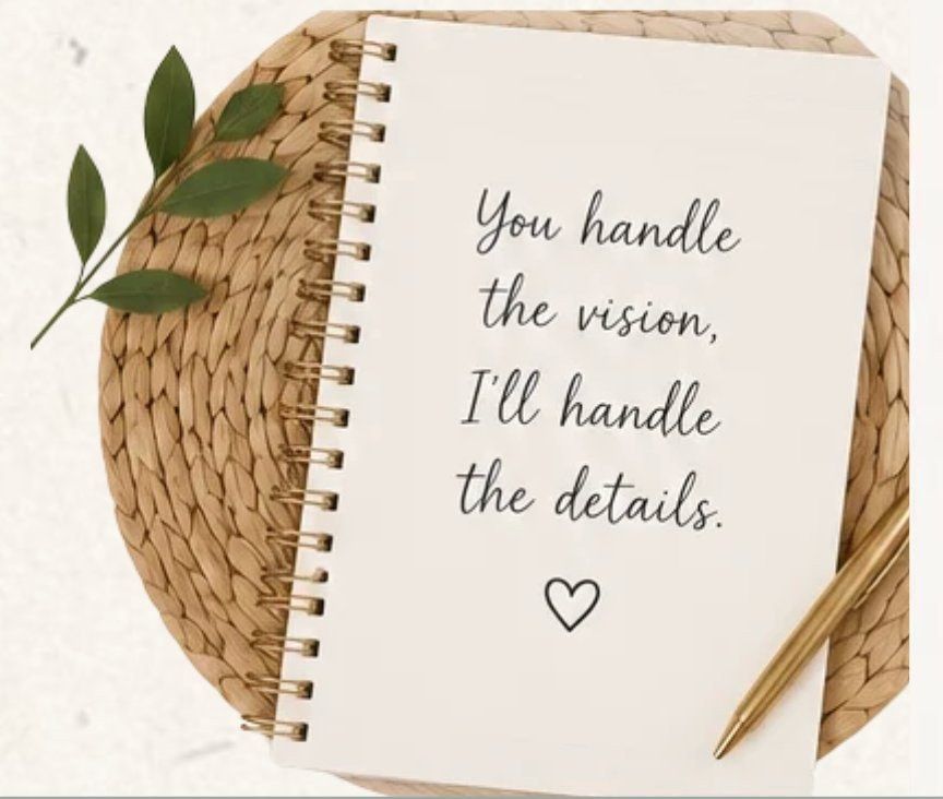 You handle the vision, I'll handle the details.