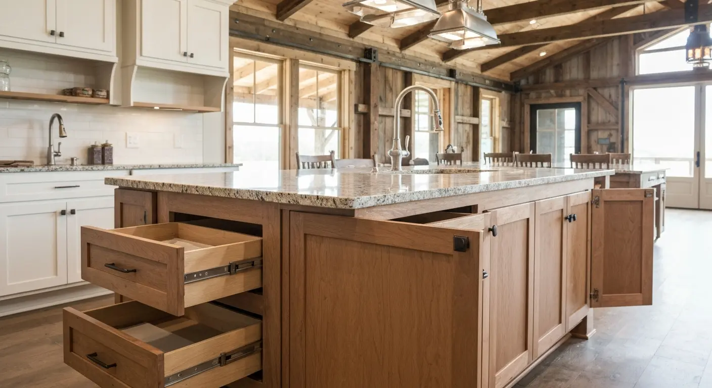 Custom kitchen island