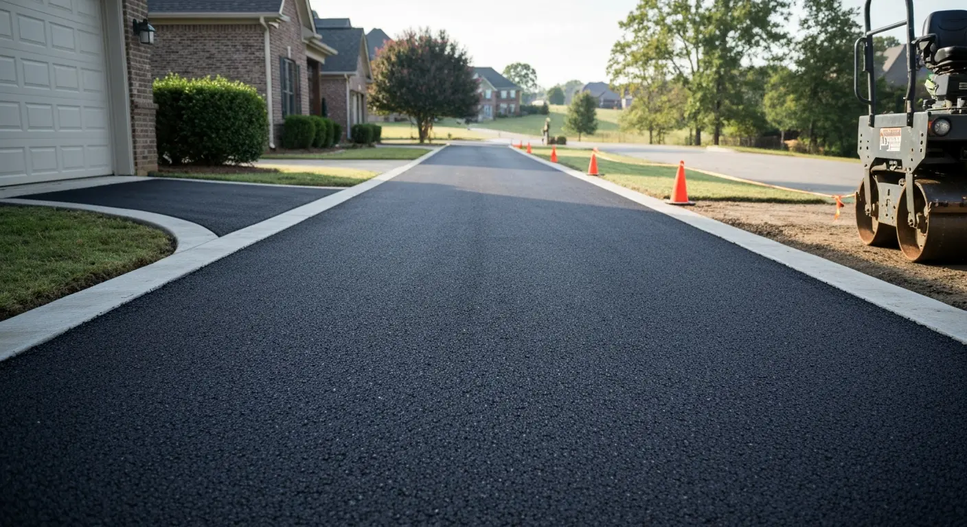 Driveway installation in Williamson County