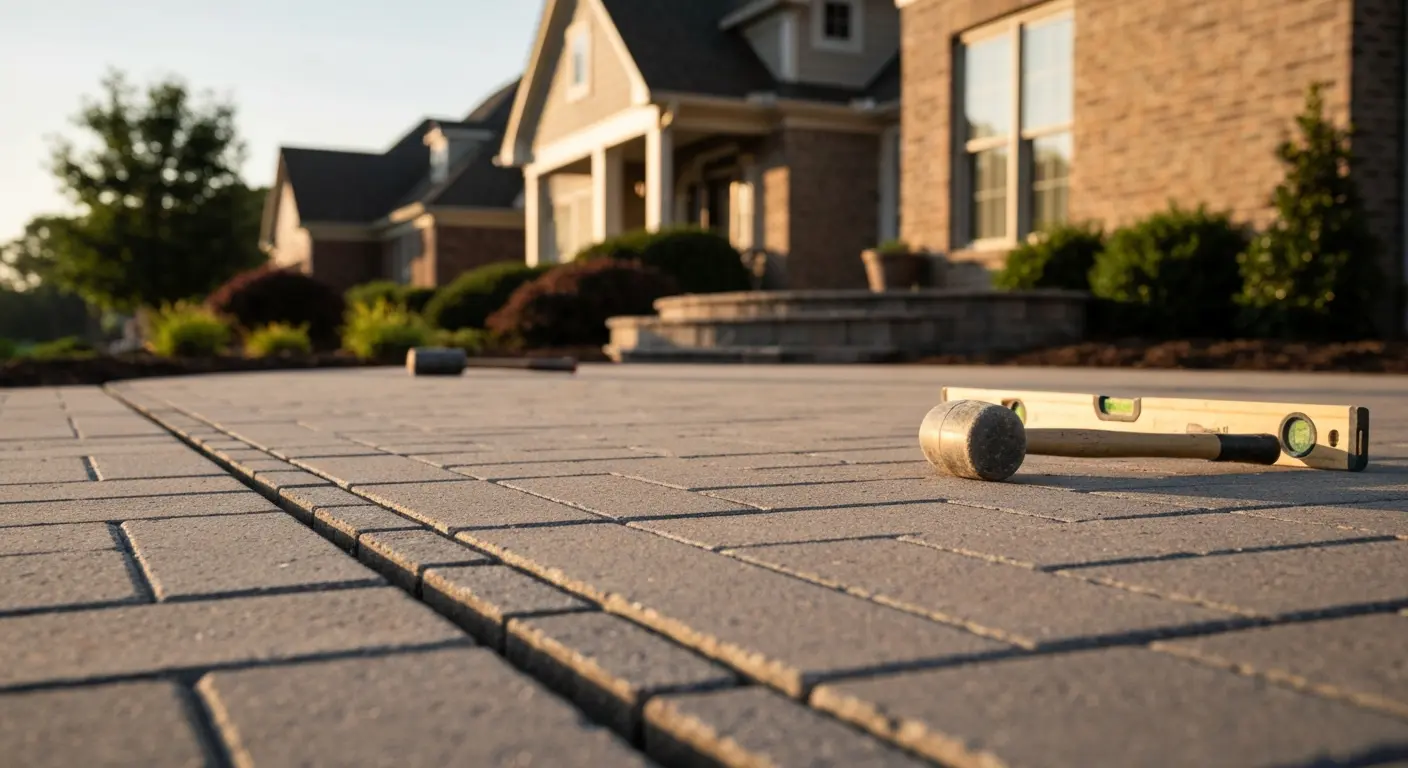 Stable hardscape installation