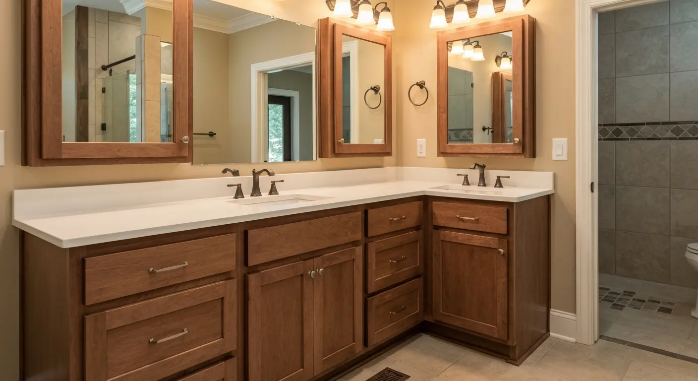 Custom bathroom vanity