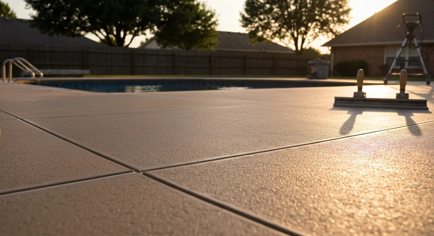 Pool deck renovation