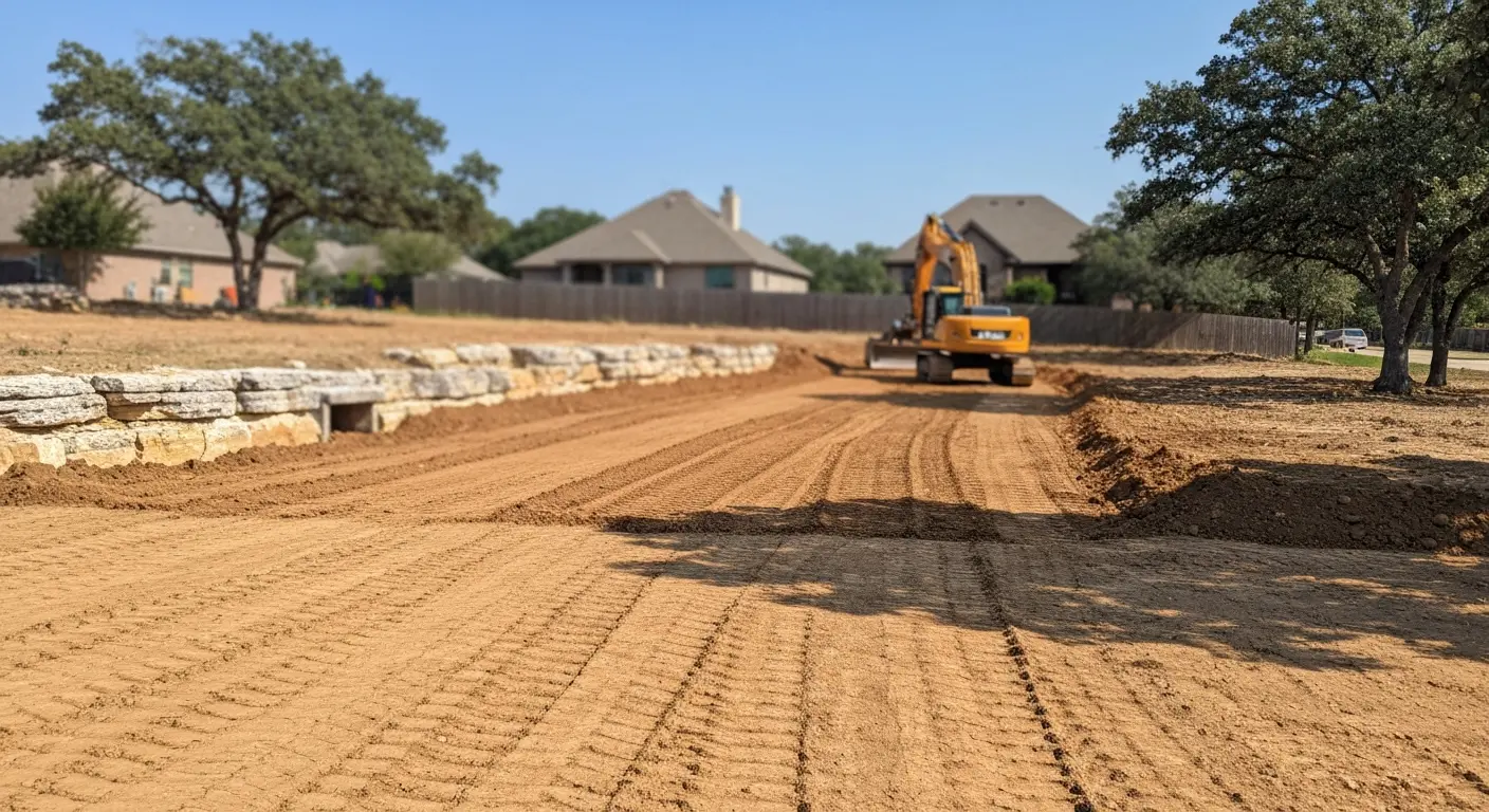 Site grading and excavation work