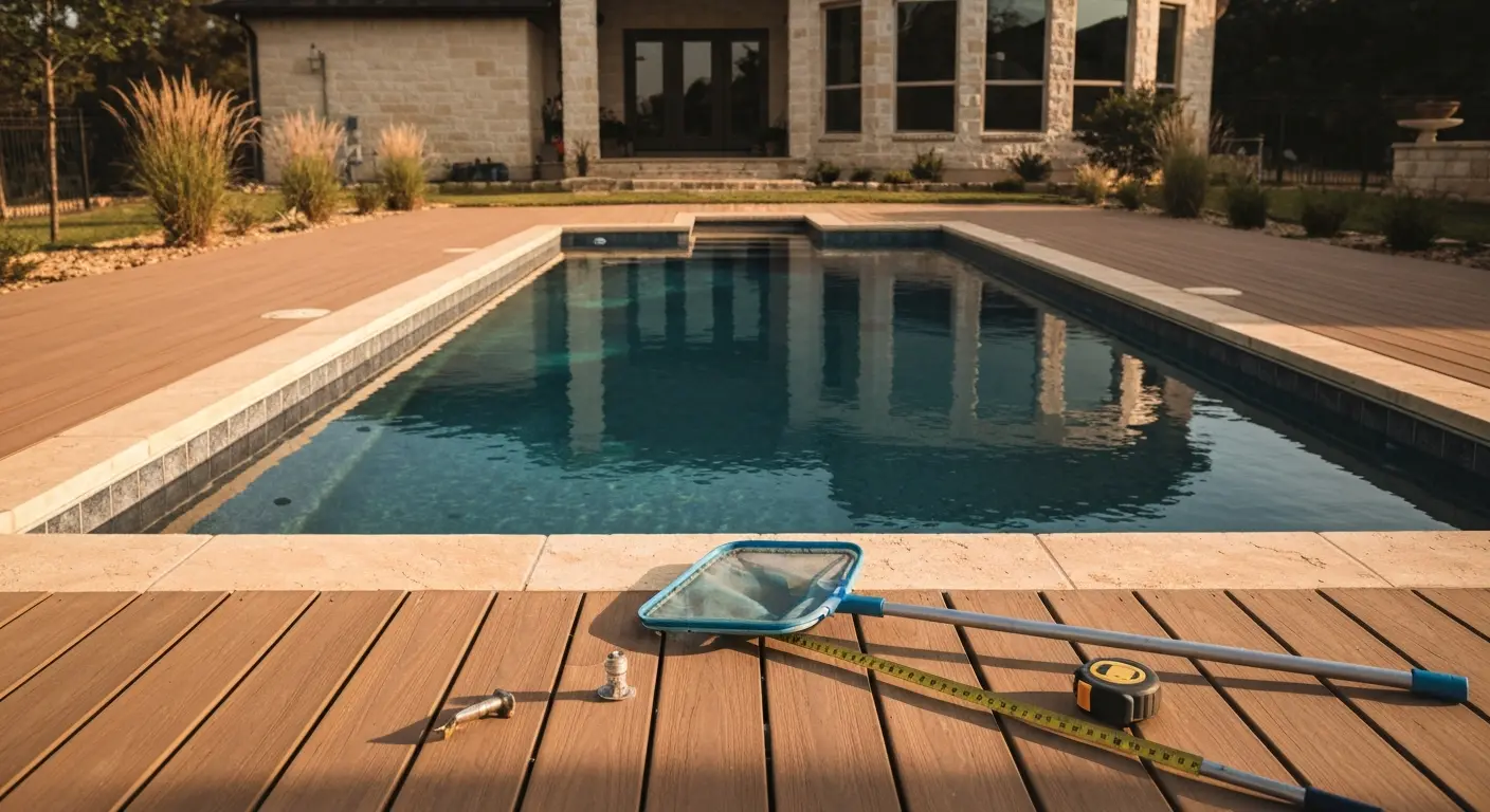 New swimming pool installation