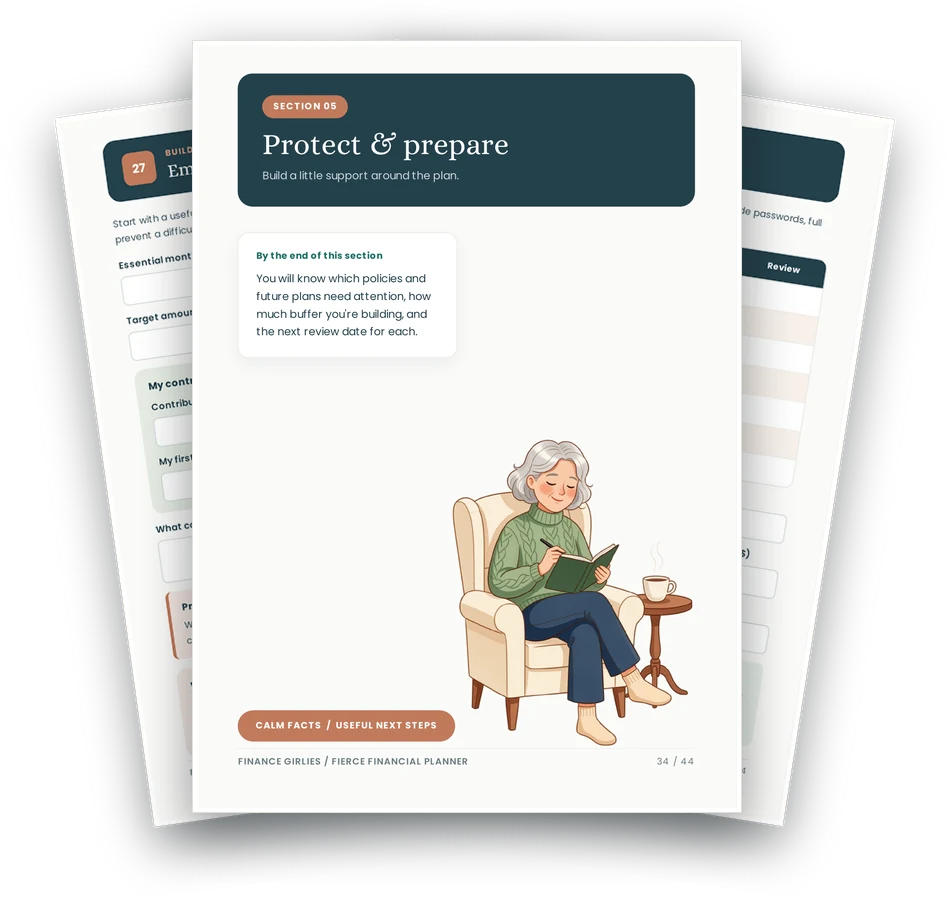 Protect and prepare section pages