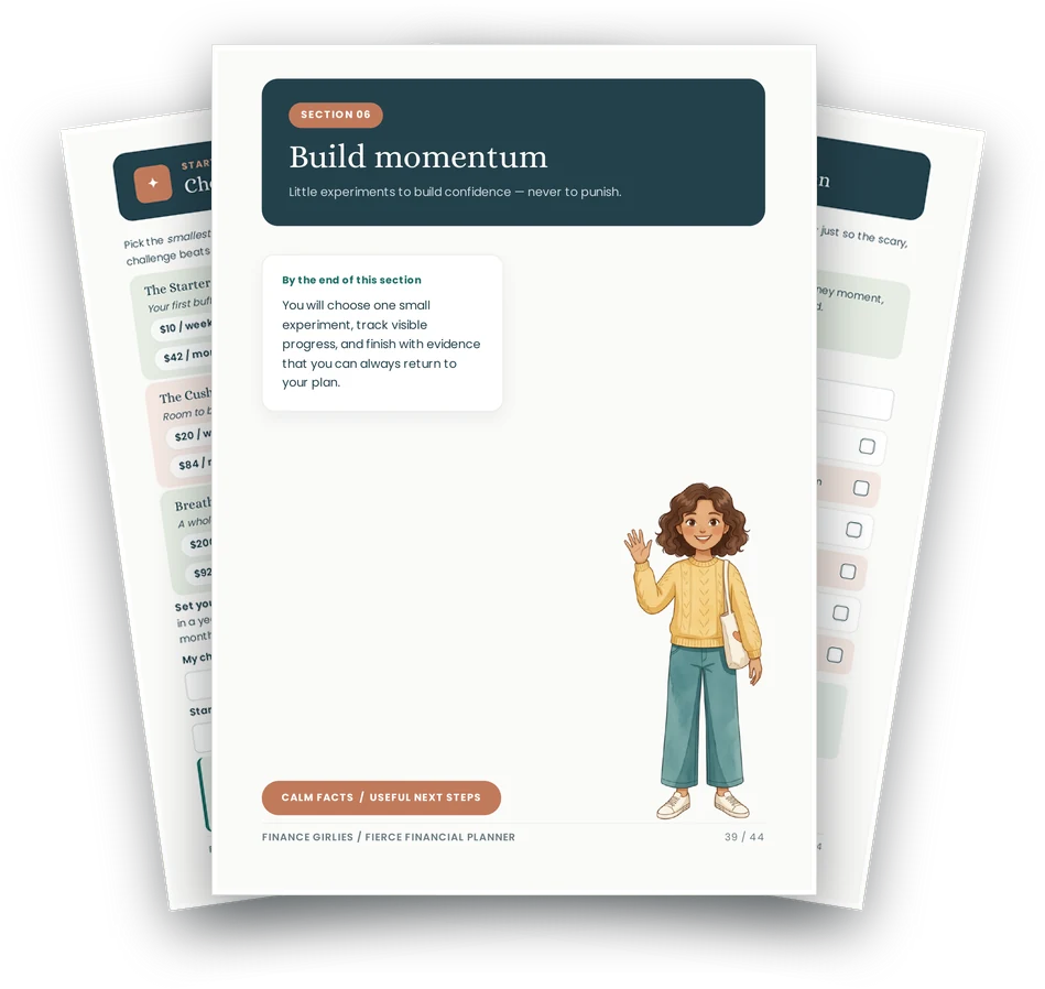 Build momentum section pages