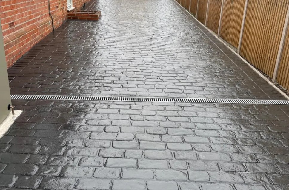 Patterned Imprinted concrete