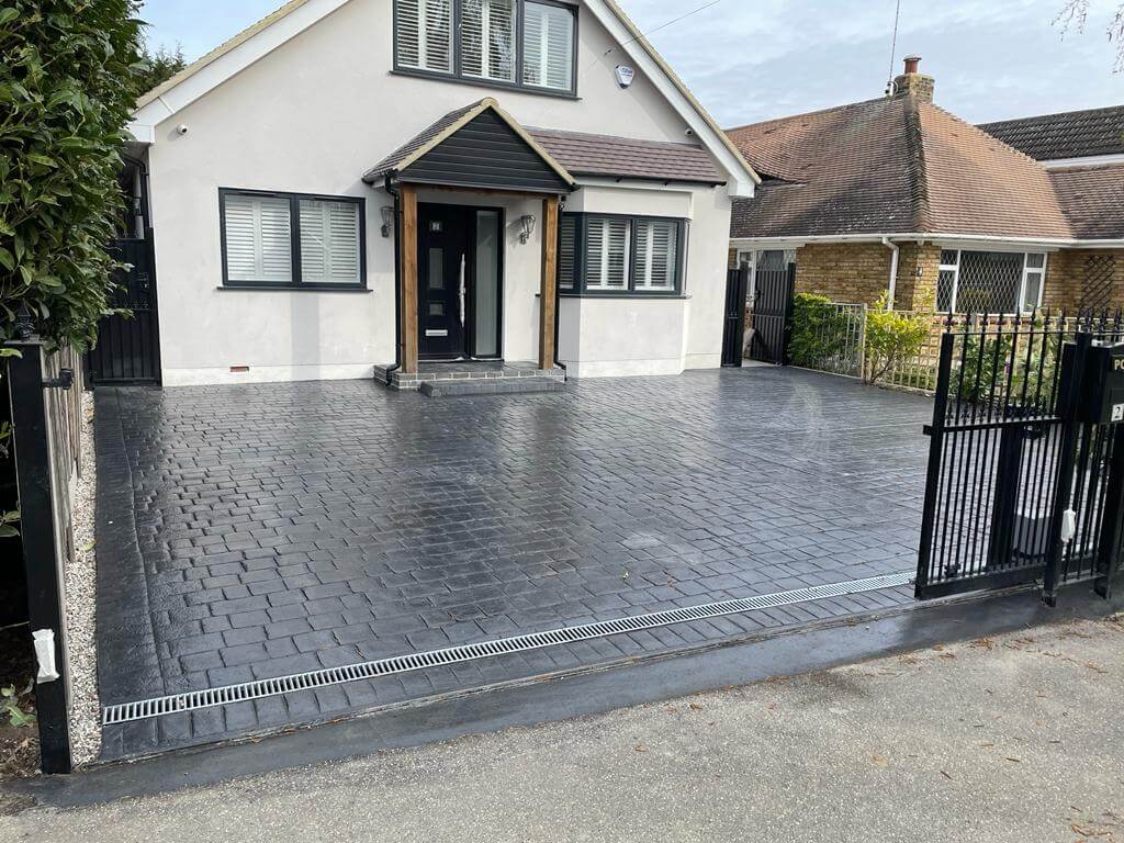 imprinted concrete driveways colours