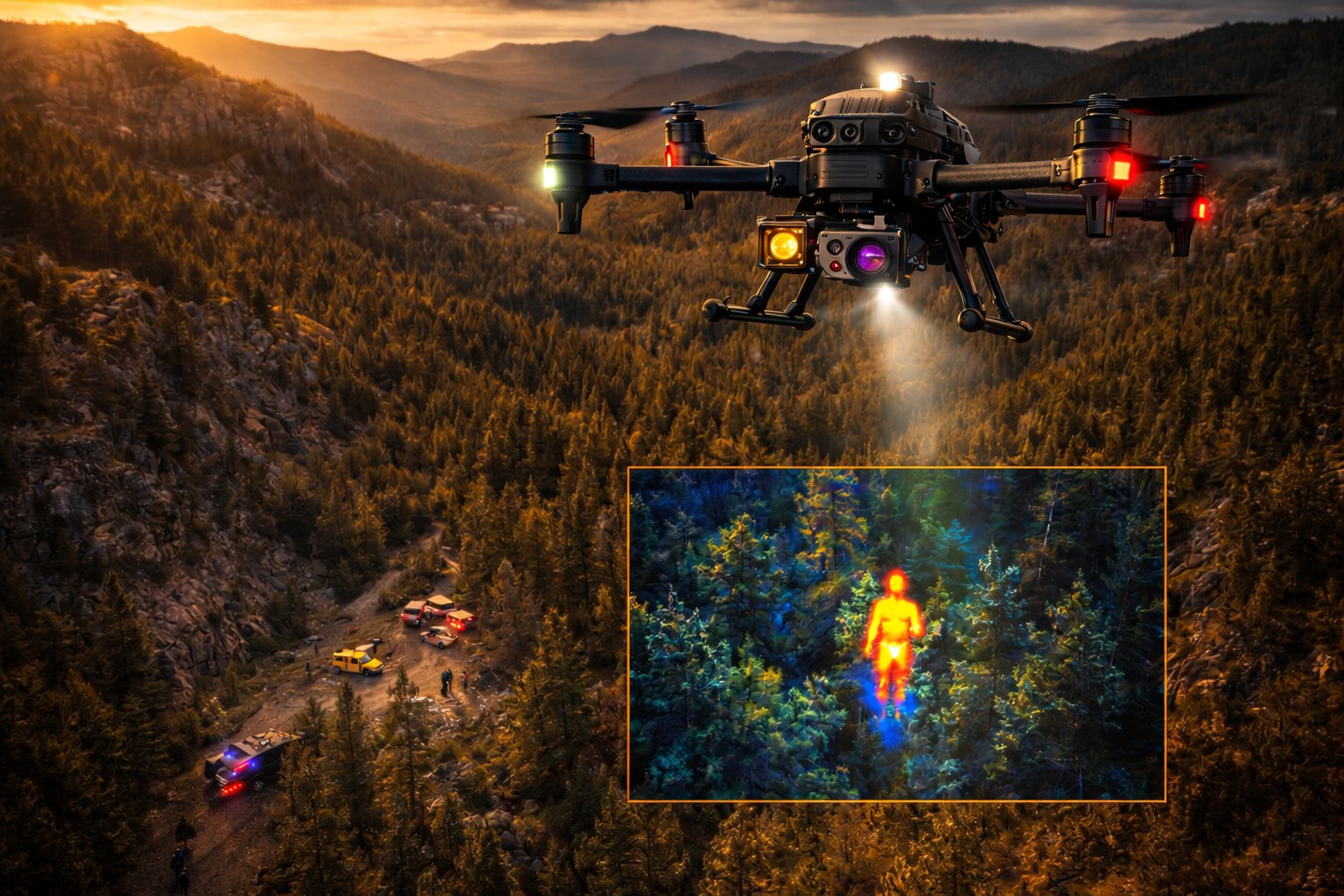 Search and Rescue drone mission