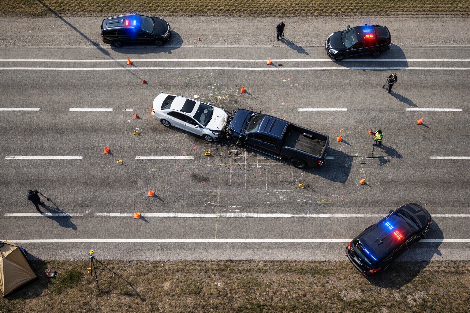 Accident Scene drone mission