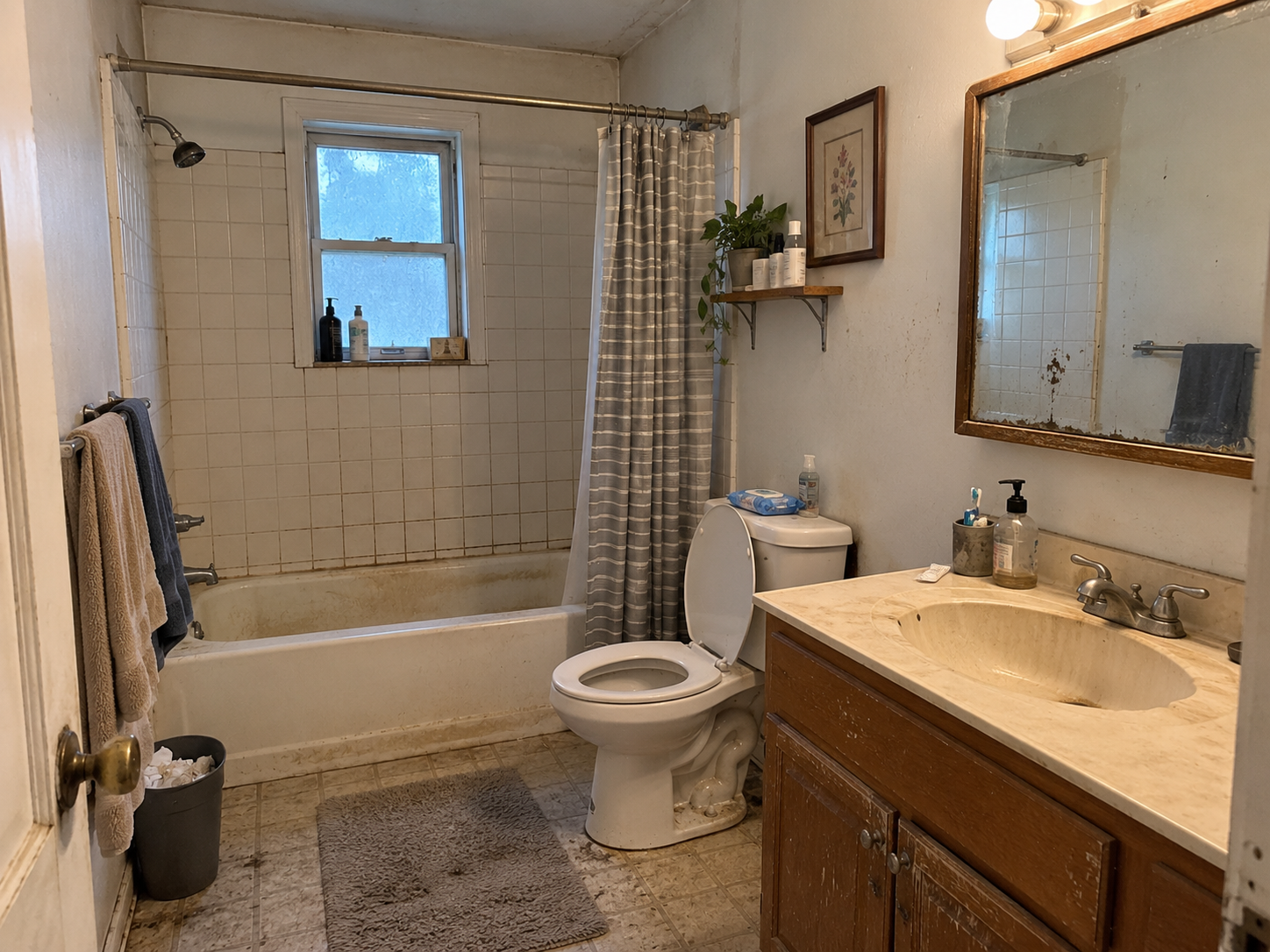 Bathroom before renovation