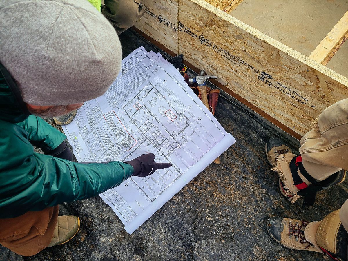 On-site estimate at the property