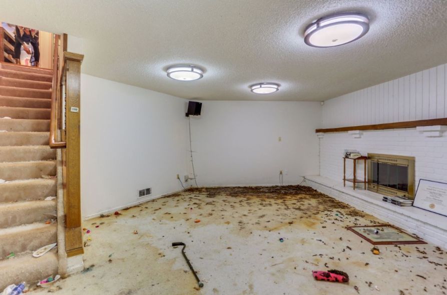 Basement before renovation