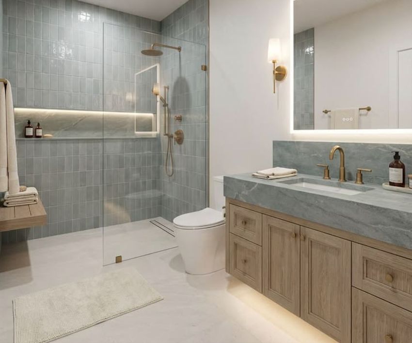Full bathroom renovation, after