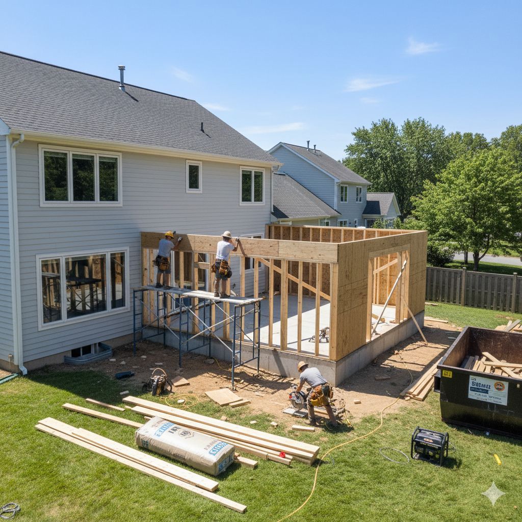 New construction work by Next Level Construction