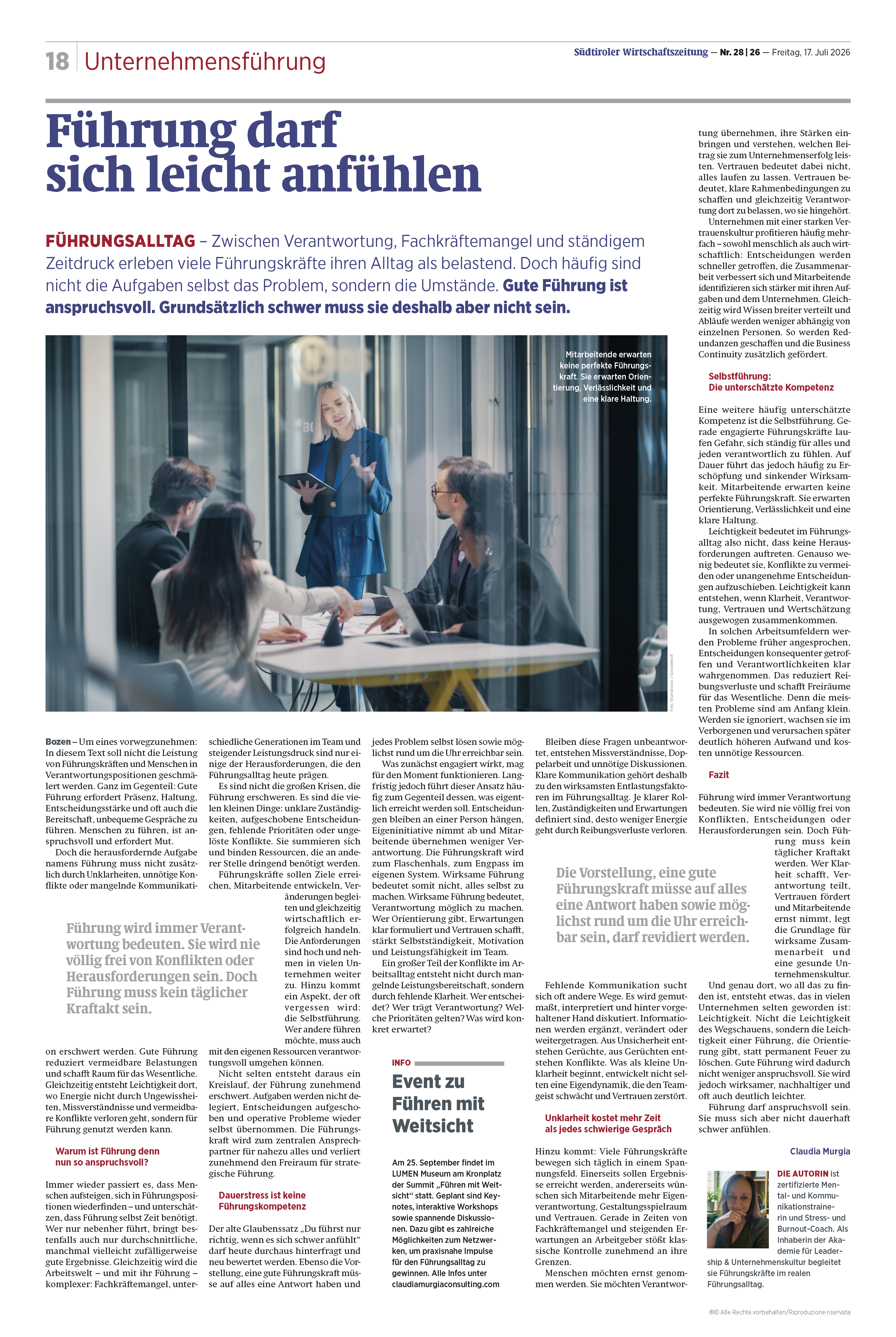 (c) SWZ Südtiroler Wirtschaftszeitung