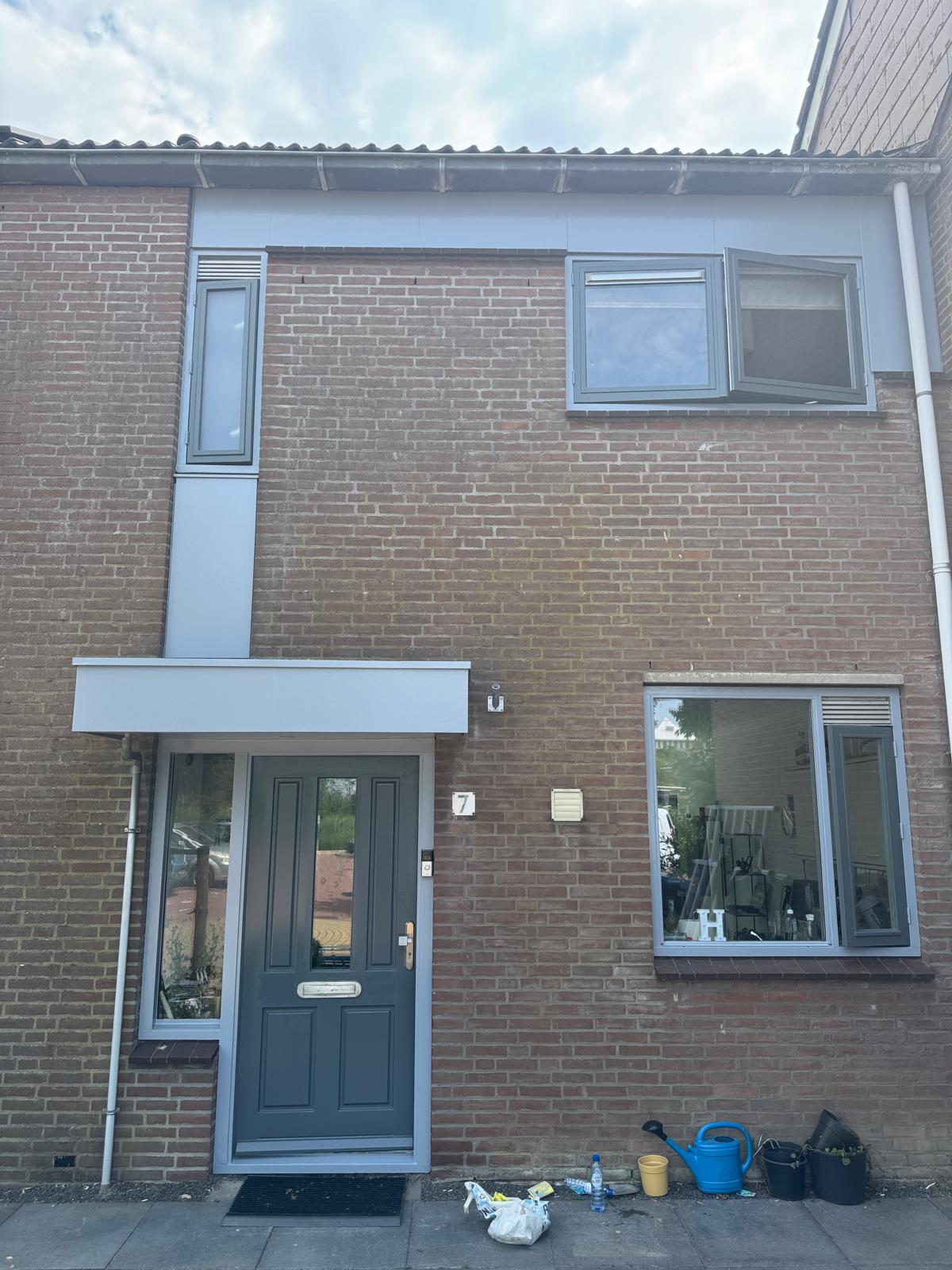 Na het stucwerk en schilderwerk