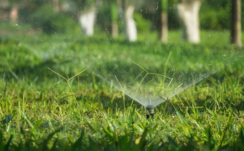 Irrigation system installation by CE Lawn Care Atlanta