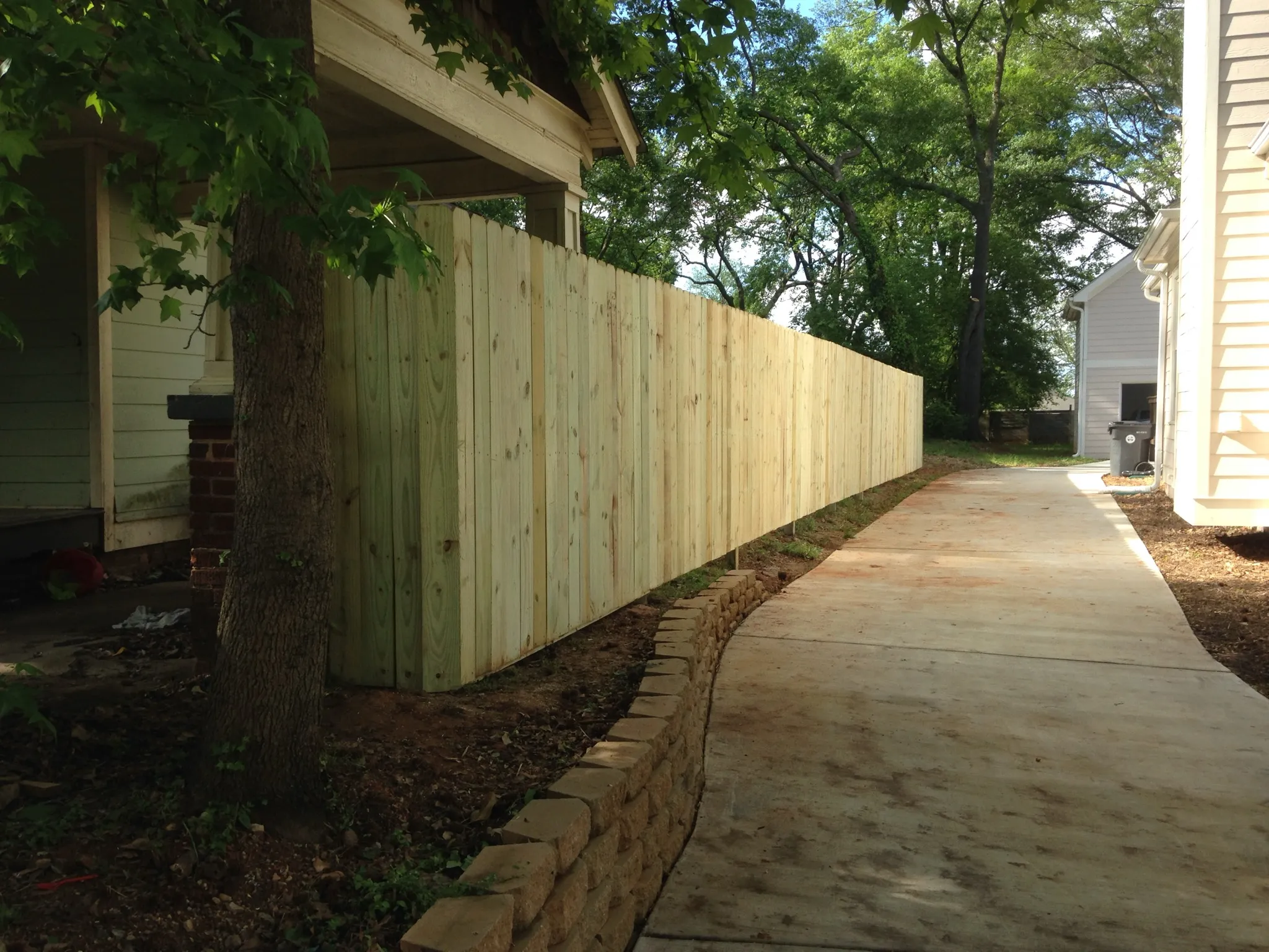 Yard after CE Lawn Care treatment