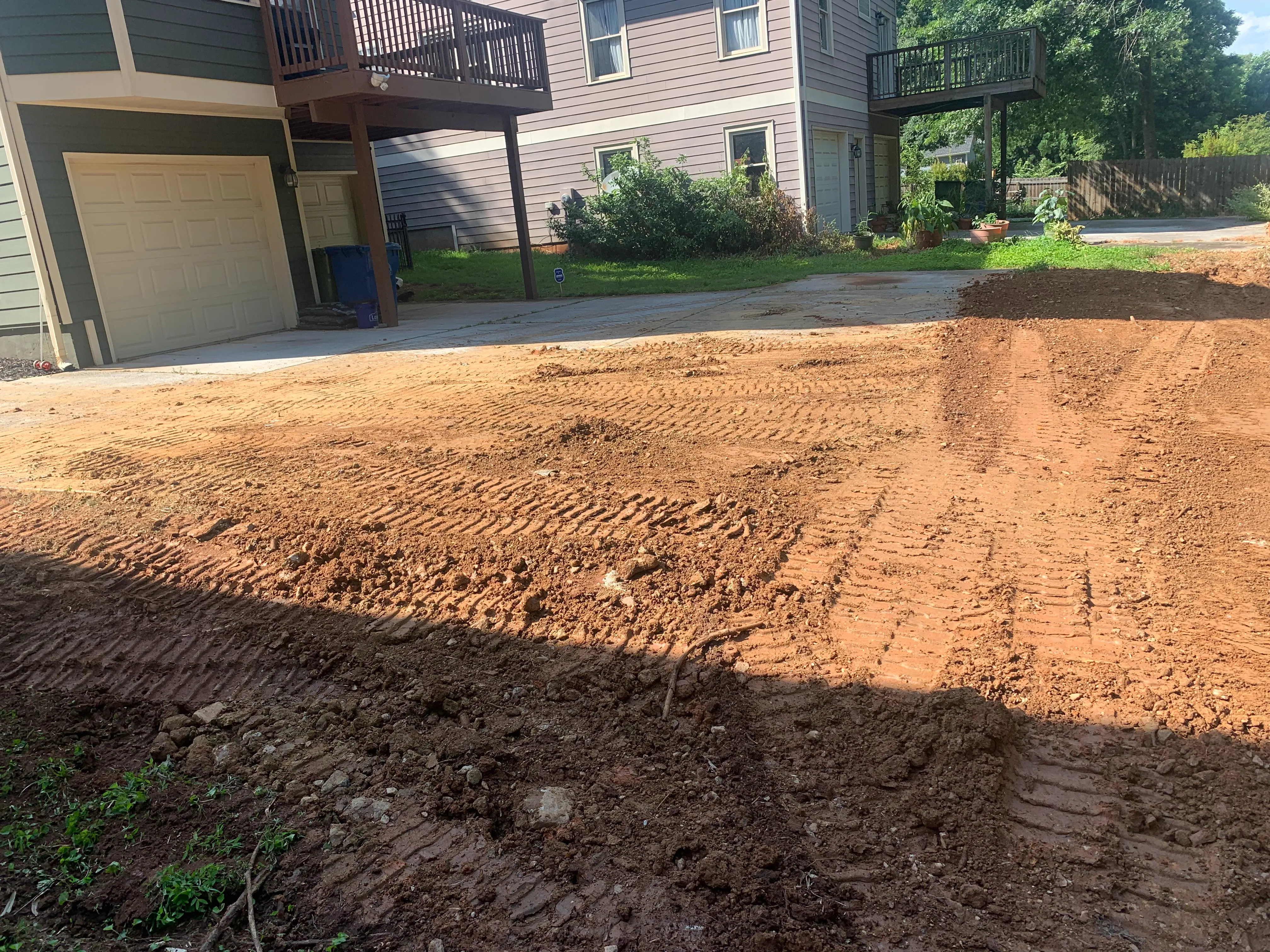 Property before CE Lawn Care treatment