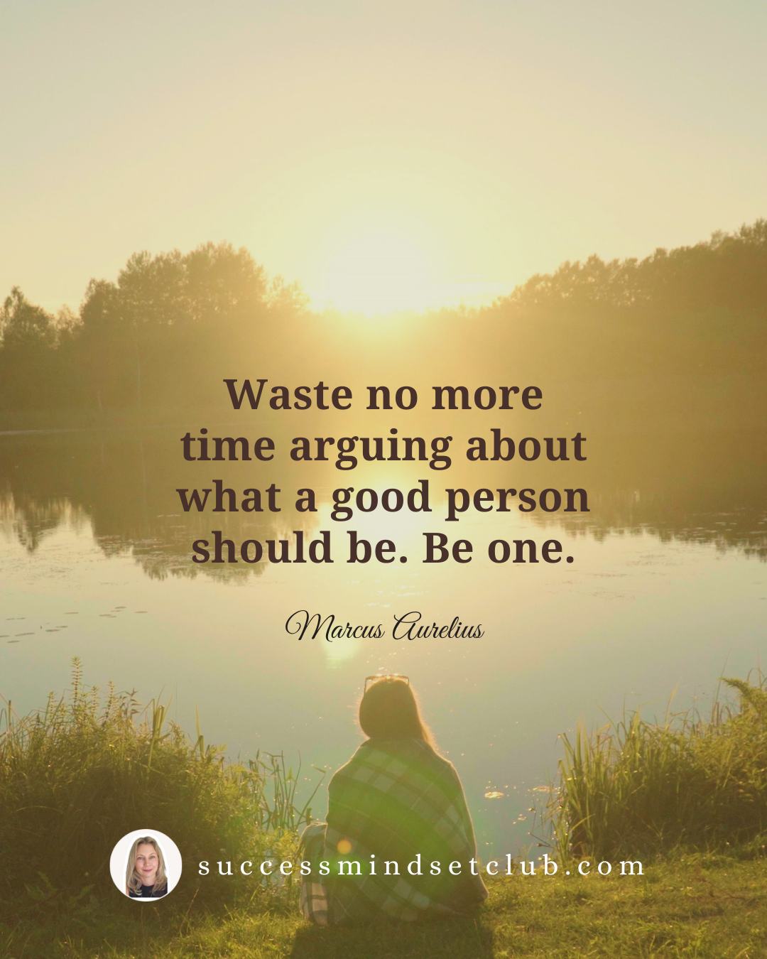 minimal quote on calm and clarity