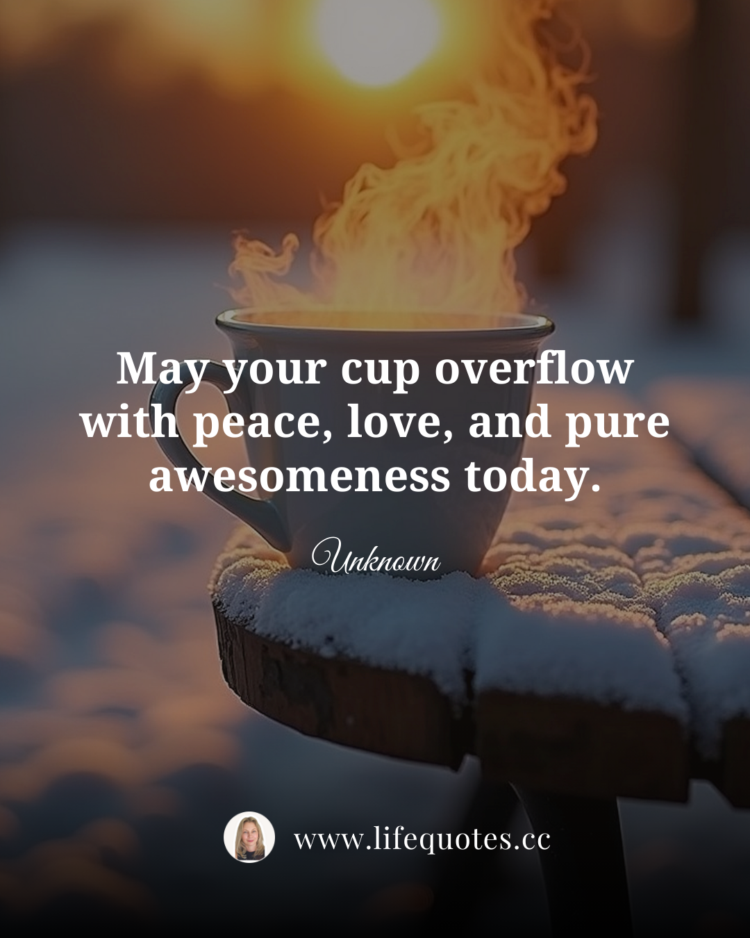 minimal quote on calm and clarity