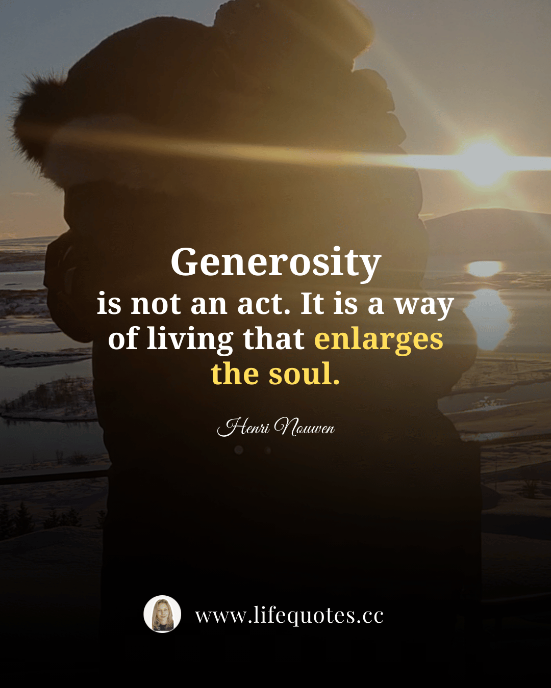 Generosity is the way of living
