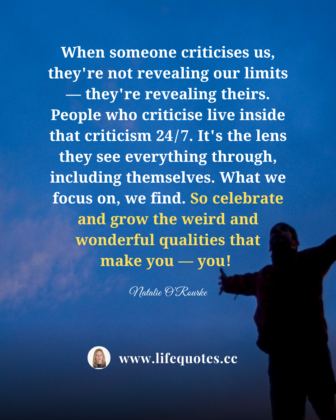 be your best supporter