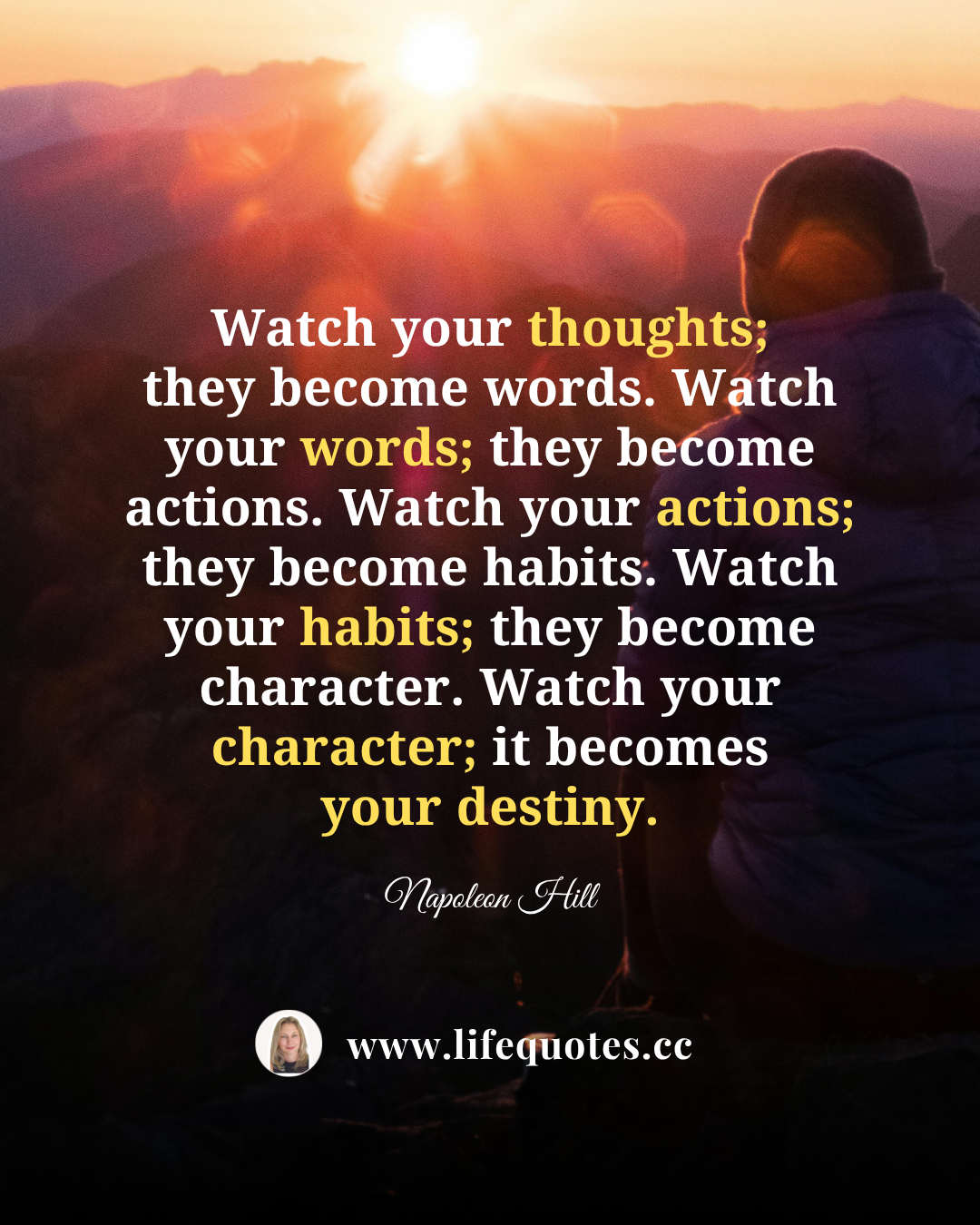 watch your words they become your destiny watch your words they become your destiny