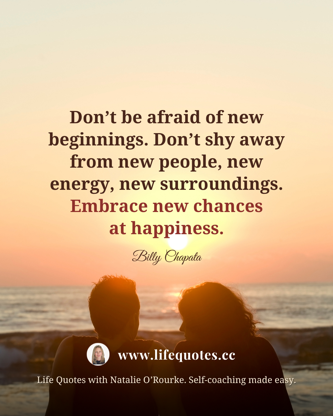 embrace the new chances