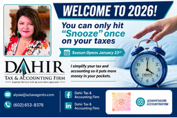 Dahir Tax Spotlight advertisement