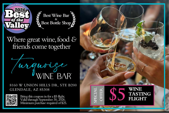 Turquoise Wine Bar Spotlight advertisement