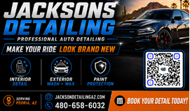Jackson's Mobile Detailing Spotlight advertisement