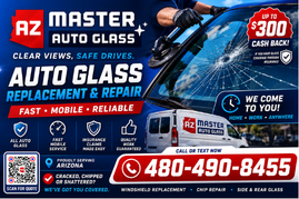 AZ Master Auto Glass Spotlight advertisement