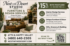 Nest in the Desert Studio Spotlight advertisement