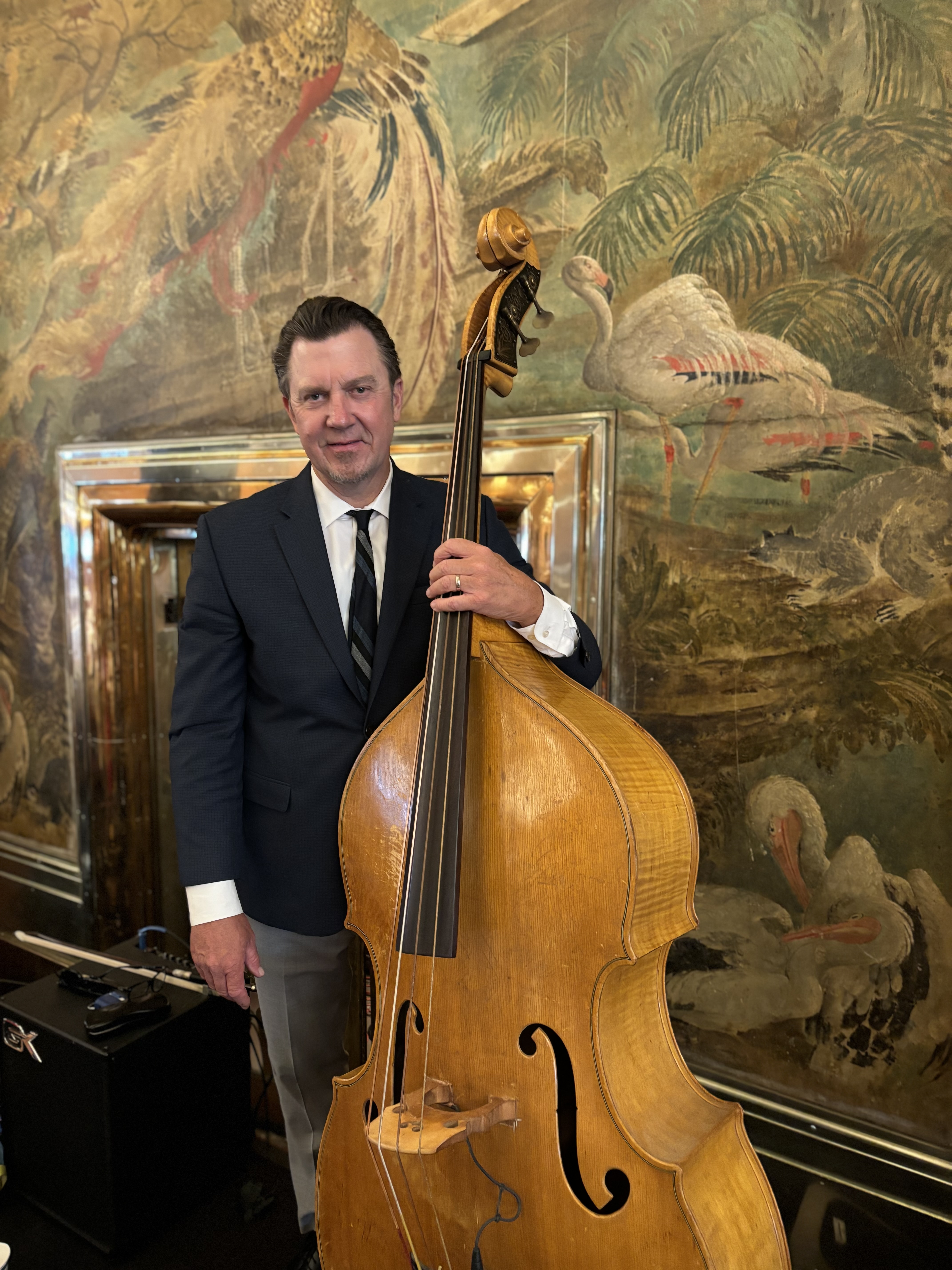 David Miller, upright bass player and coach