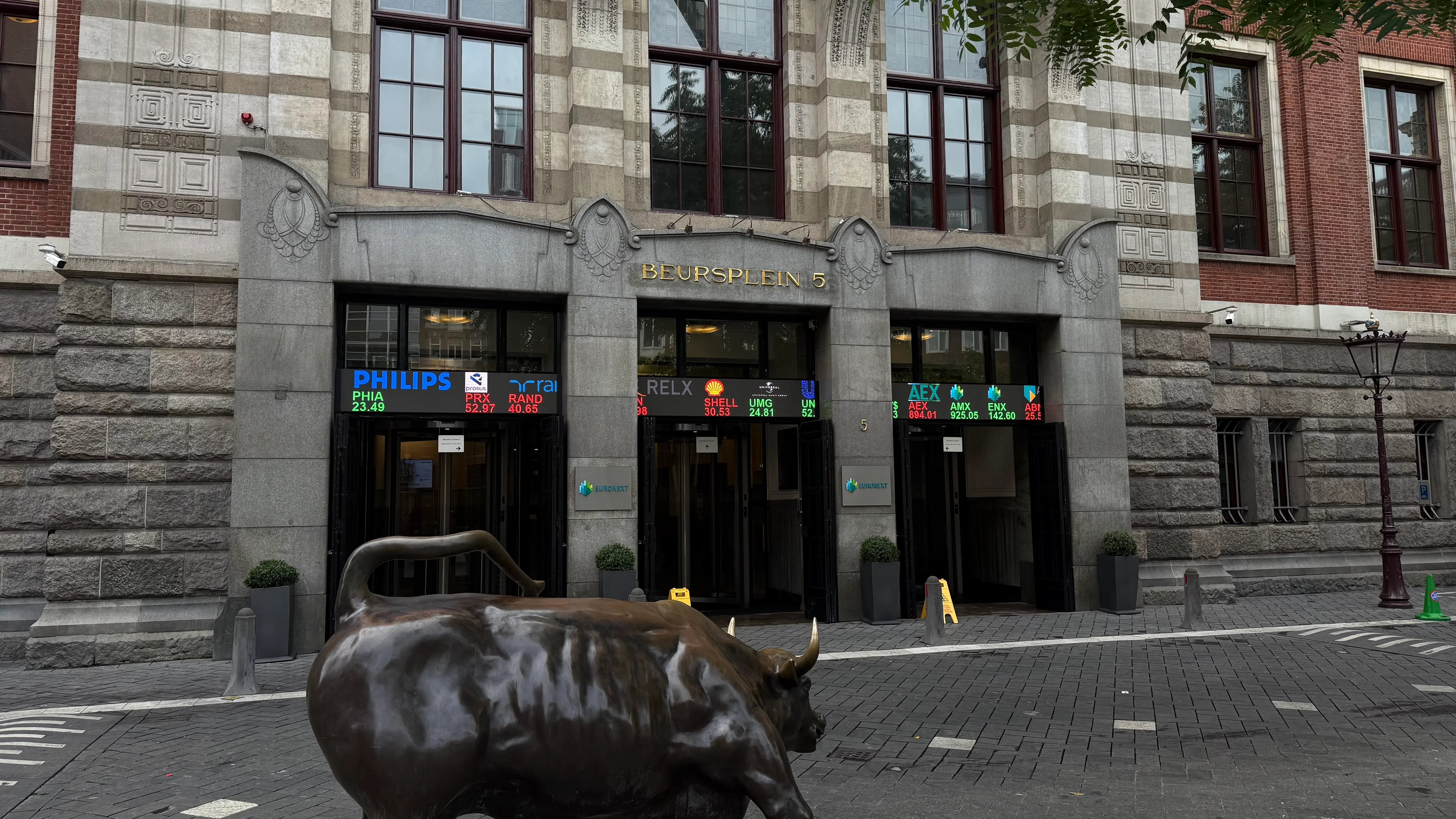 Amsterdam exchange building