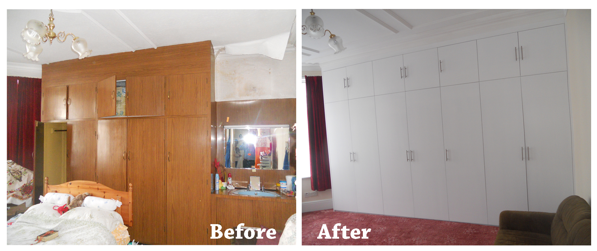 Bedroom wardrobe renovation