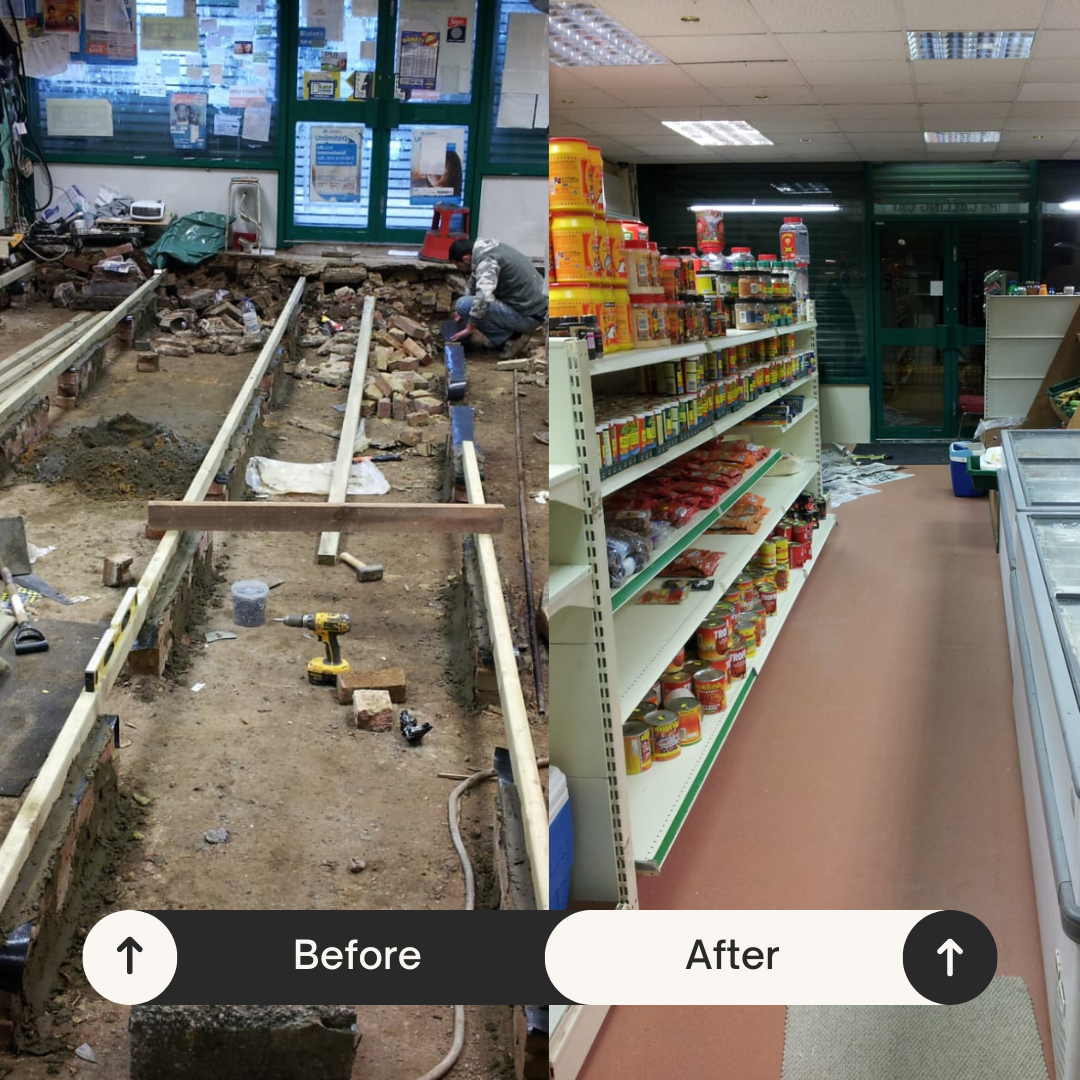 Commercial interior renovation