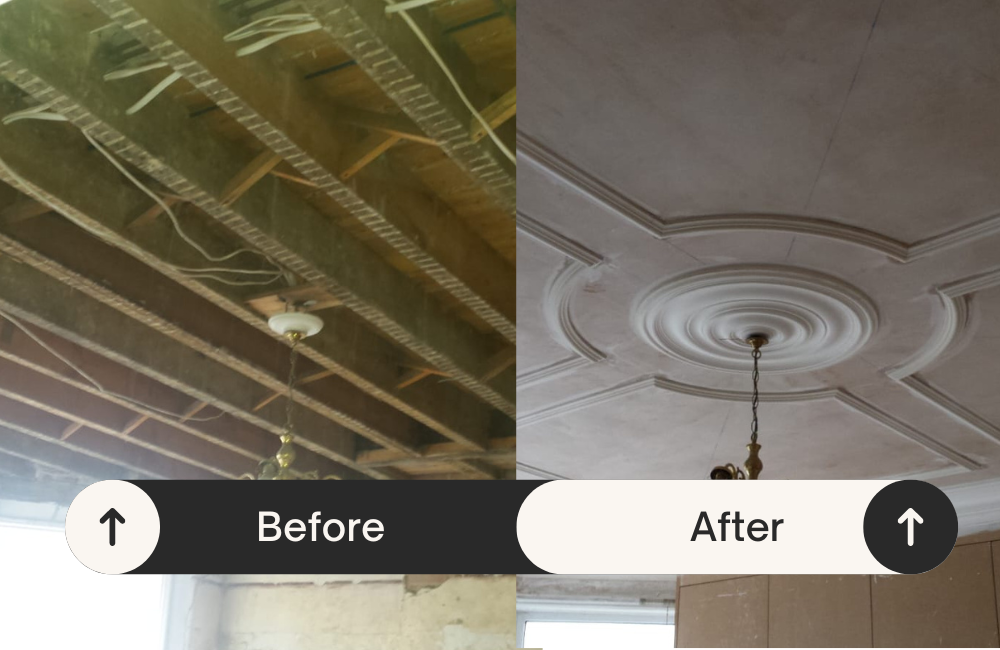 Ceiling plastering