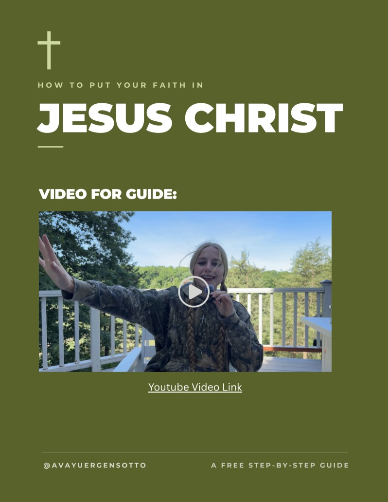 How to Put Your Faith in Jesus Christ PDF guide cover