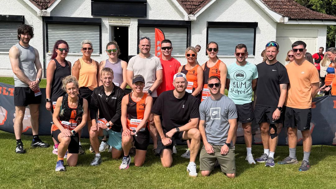 Team Infinite together on a race day