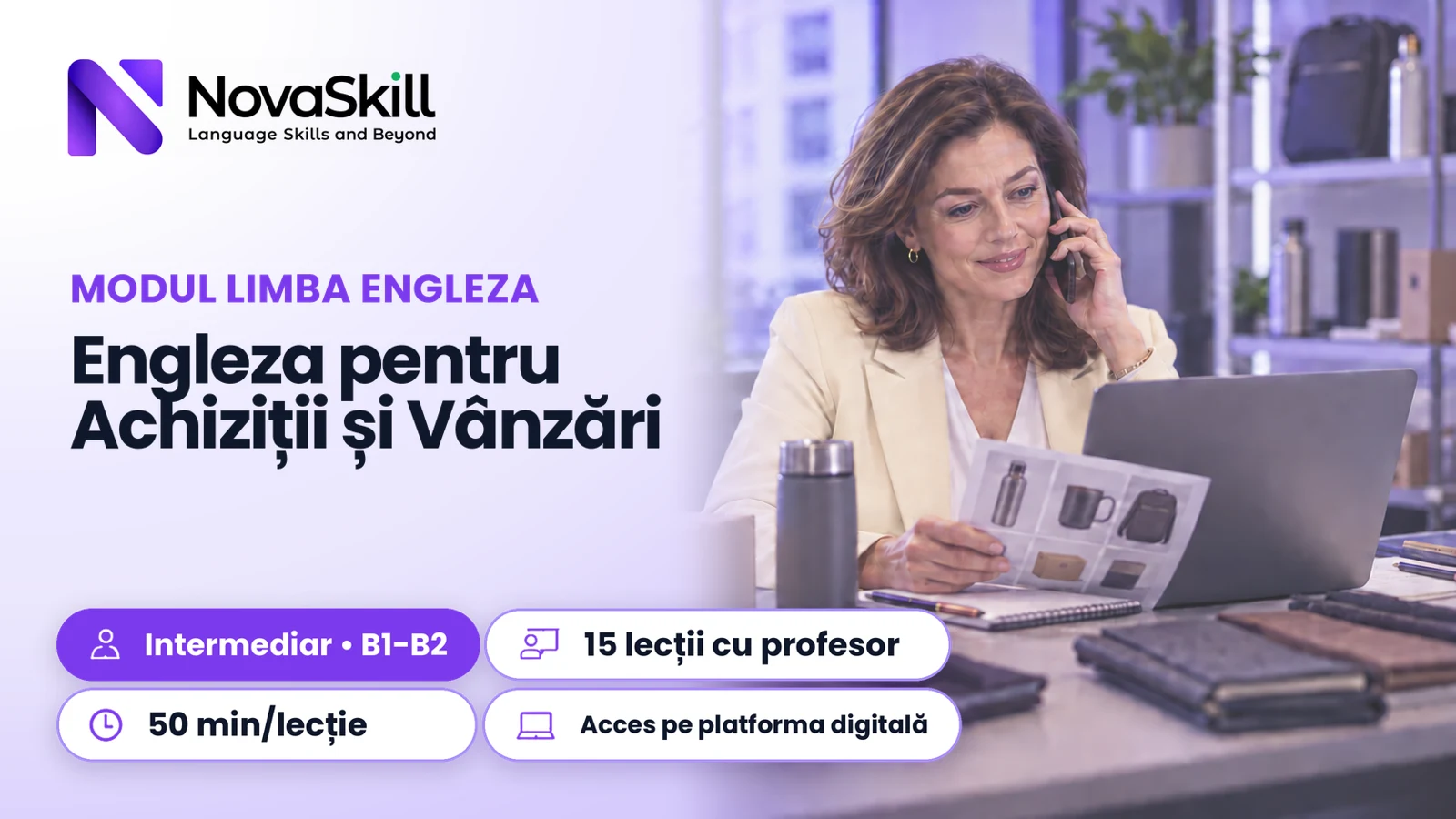 Engleză pentru Achiziții și Vânzări, B1–B2